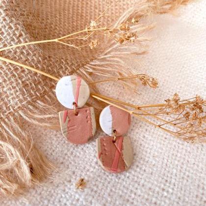 Jolly Series | Abstract Polymer Clay Earrings,..